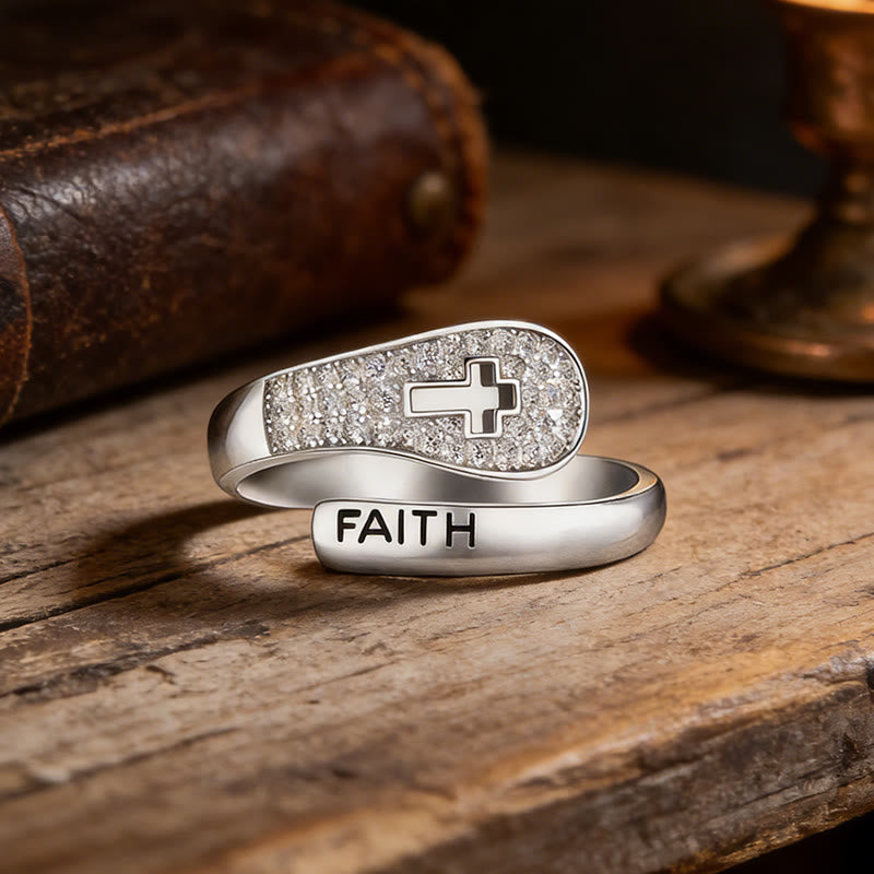 Christianartworkshop Faith & Cross Layered Ring: Embody His Unchanging Presence - image 7