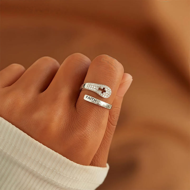 FREE Today: Faith & Cross Layered Ring: Embody His Unchanging Presence - image 1