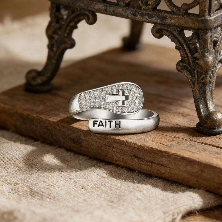 Christianartworkshop Faith & Cross Layered Ring: Embody His Unchanging Presence - image 8