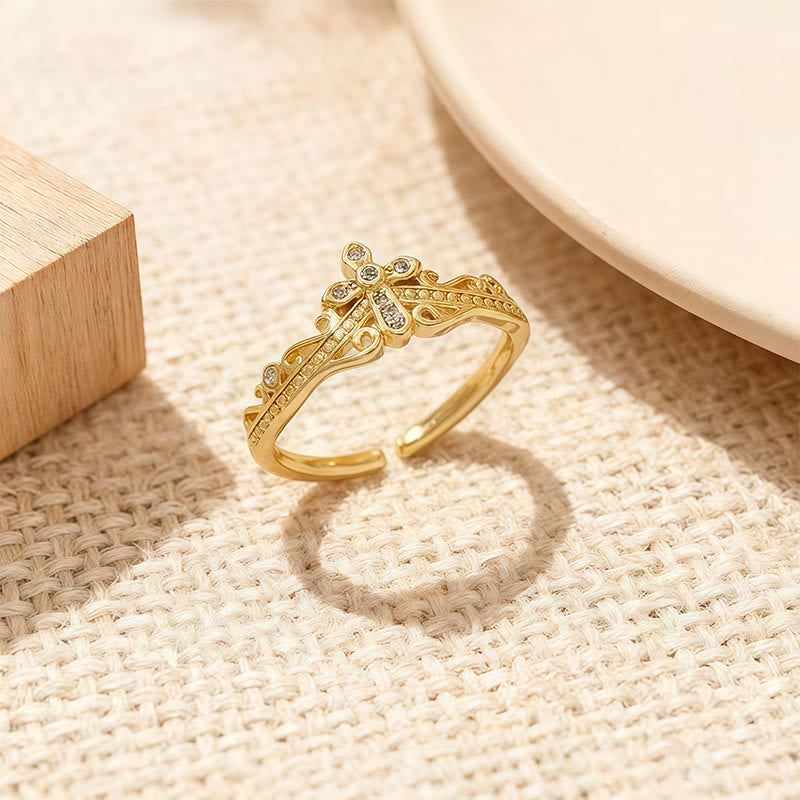 Christianartworkshop Dual Polished Style Cross-Crown Ring: Carry His Royal Care Close Daily - image 3
