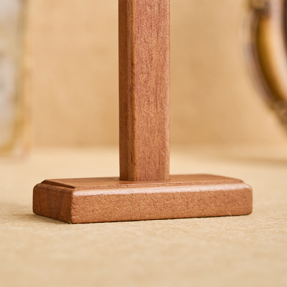 Christianartworkshop Solid Wood Standing Cross Desktop Ornament: Embody His Quiet Strength - image 5