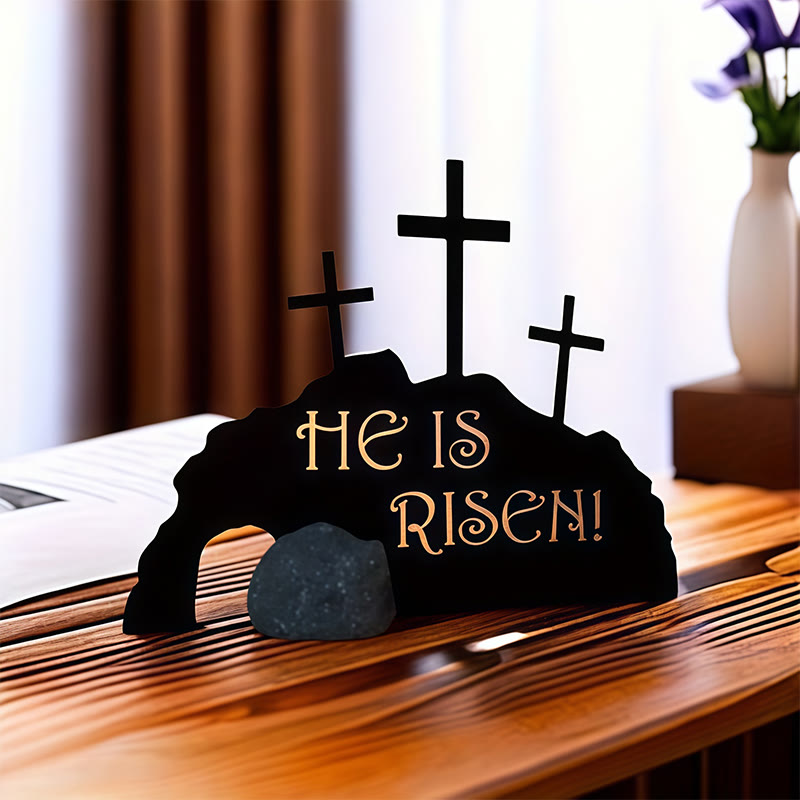 FREE Today: He Is Risen Resurrection Desktop Ornament: Embody His Victory Over Death - image 6