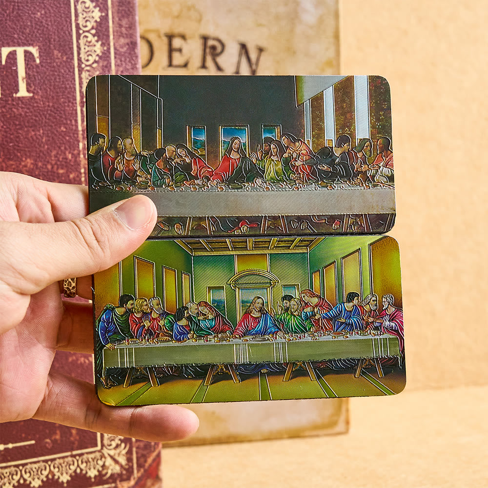 Christianartworkshop The Last Supper Resin Fridge Magnet: Daily Reminder of Jesus’ Final Meal and Sacrifice - image 1