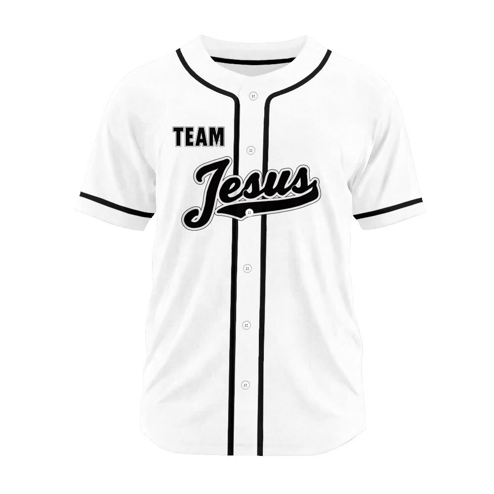 Christianartworkshop Retro Team Jesus Athletic Faith Unity Custom Baseball Jersey - image 5