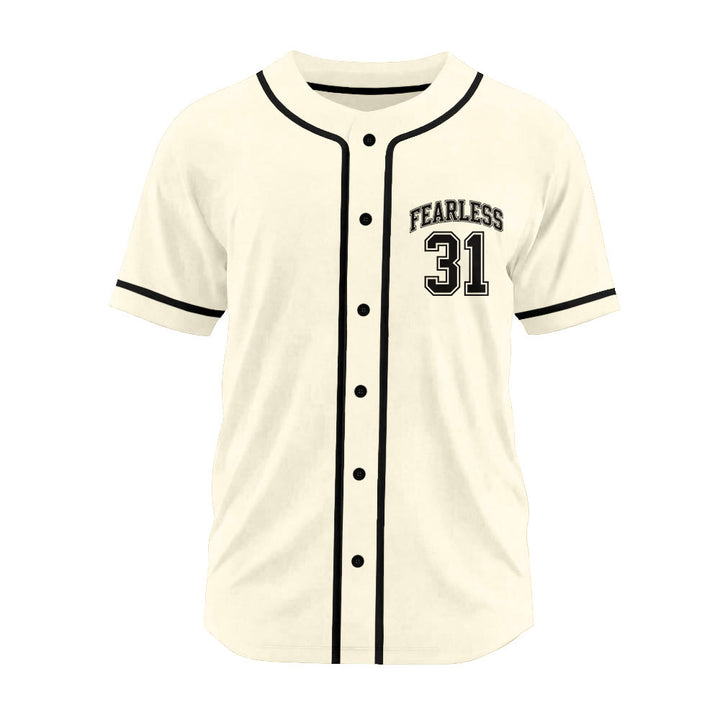 Christianartworkshop Retro Athletic Proverbs 31 Fearless Graphic Unisex Baseball Jersey - image 21