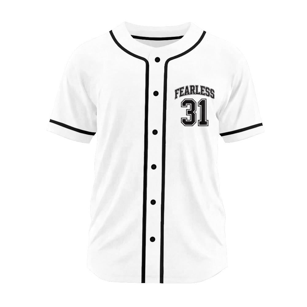 Christianartworkshop Retro Athletic Proverbs 31 Fearless Graphic Unisex Baseball Jersey - image 15
