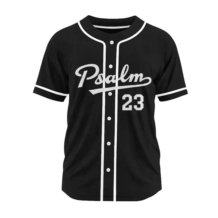 Christianartworkshop Athletic Style Psalm 23 Faith Statement Unisex Baseball Jersey - image 5
