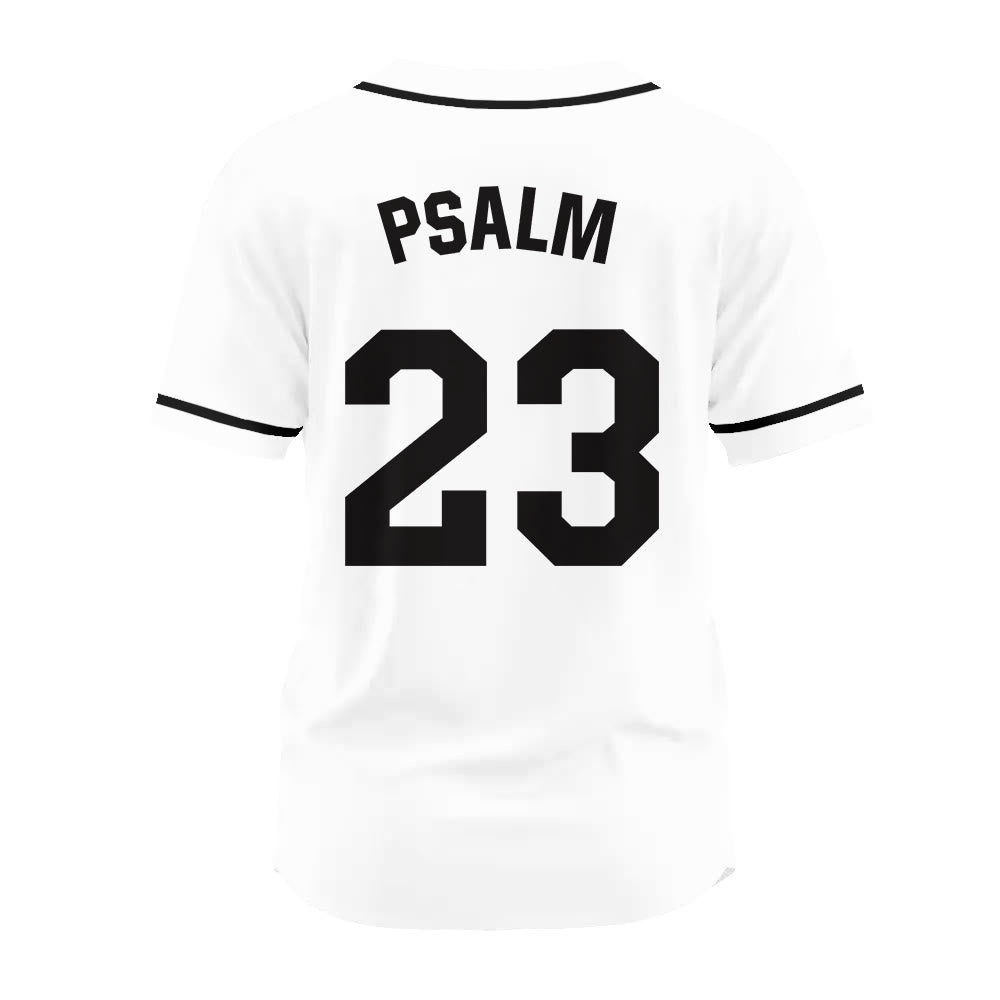 Christianartworkshop Athletic Style Psalm 23 Faith Statement Unisex Baseball Jersey - image 16