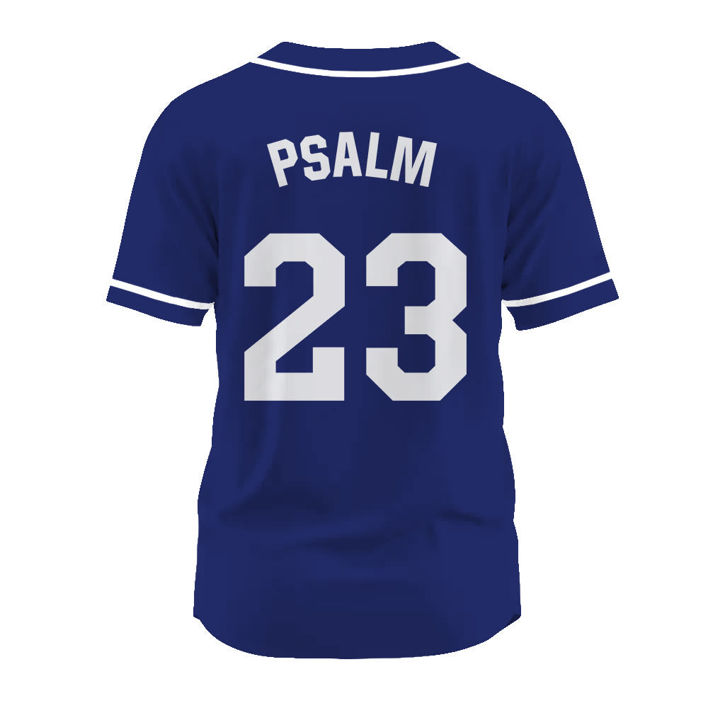 Christianartworkshop Athletic Style Psalm 23 Faith Statement Unisex Baseball Jersey - image 13