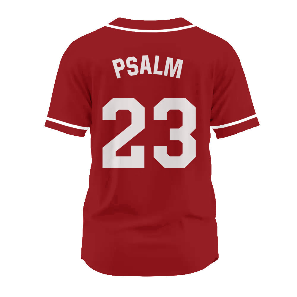 Christianartworkshop Athletic Style Psalm 23 Faith Statement Unisex Baseball Jersey - image 9