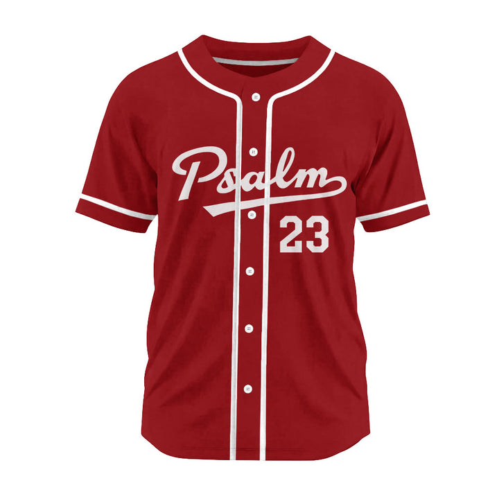 Christianartworkshop Athletic Style Psalm 23 Faith Statement Unisex Baseball Jersey - image 10