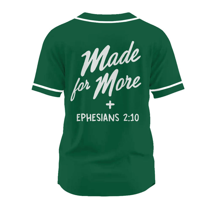 Christianartworkshop Faith-Driven Made for More Ephesians 2:10 Unisex Baseball Jersey - image 21