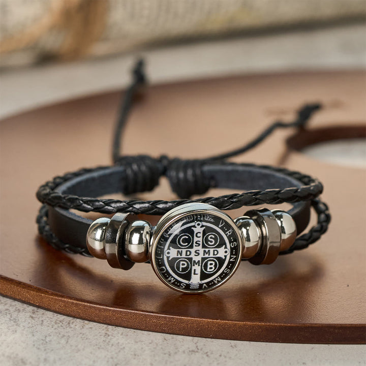 Christianartworkshop Multicolor Adjustable St. Benedict Bracelet: A Symbol Against Negativity and Fear - F - image 7