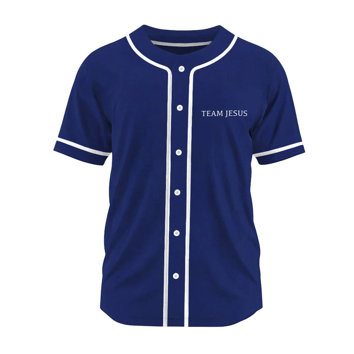 Christianartworkshop Inspirational Team Jesus & Crown of Thorns Unisex Baseball Jersey - image 13