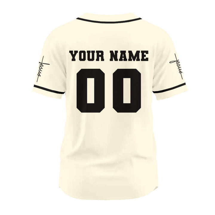 Christianartworkshop Retro Script Child of God Crown Custom Baseball Jersey - image 12