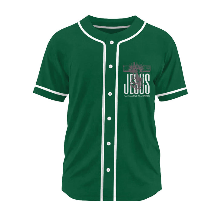 Christianartworkshop Jesus Name Above All Names Faith Statement Unisex Baseball Jersey - image 22