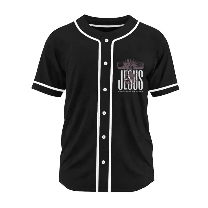 Christianartworkshop Jesus Name Above All Names Faith Statement Unisex Baseball Jersey - image 13