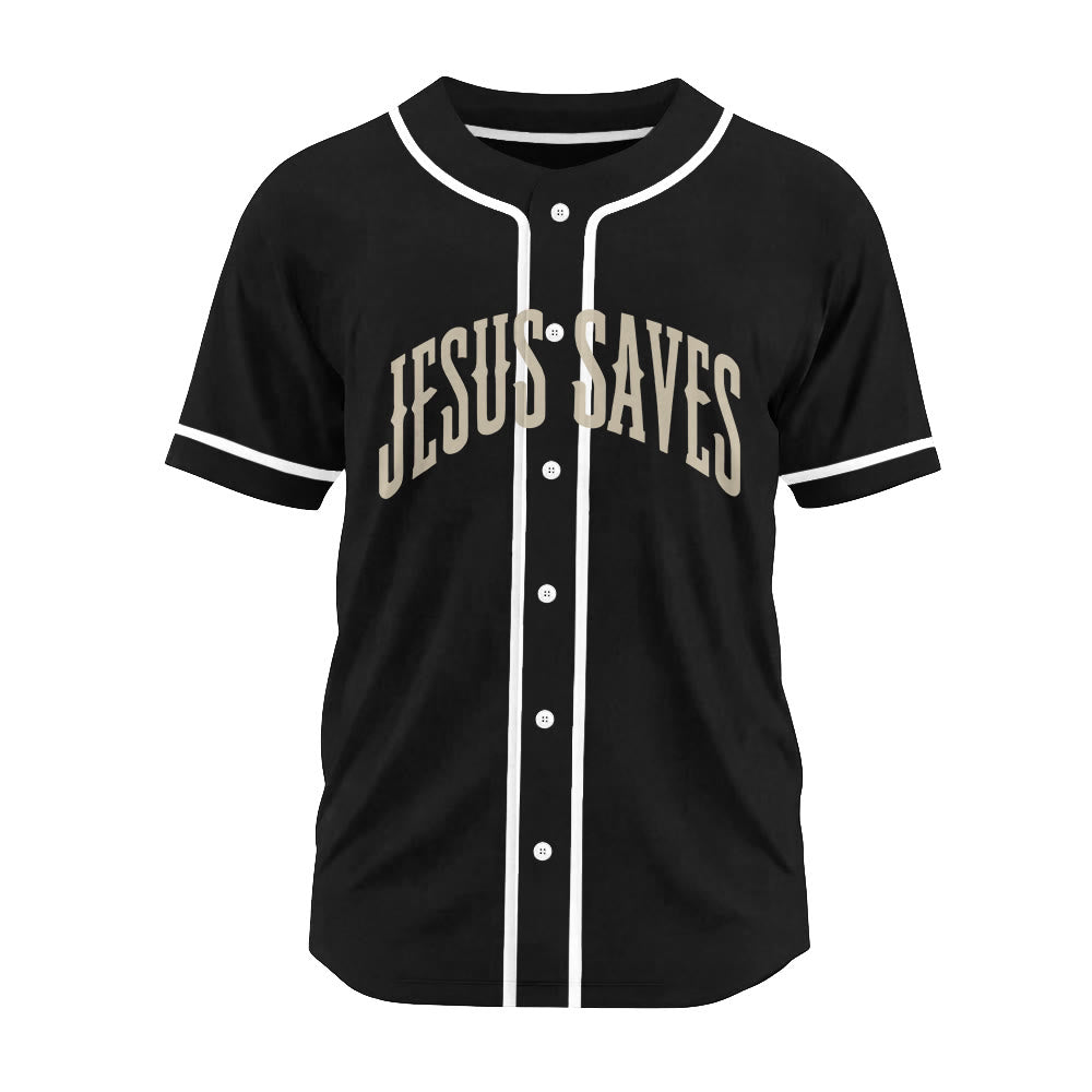 Christianartworkshop Baseball Faith Jesus Saves Unisex Baseball Jersey - image 13