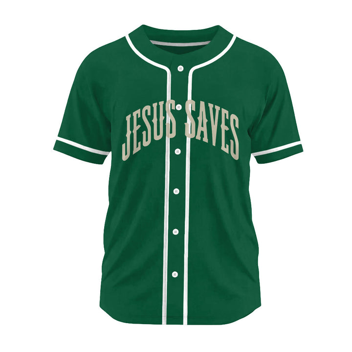 Christianartworkshop Baseball Faith Jesus Saves Unisex Baseball Jersey - image 6