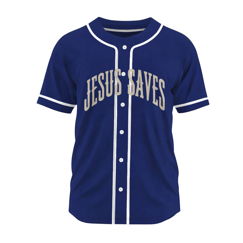 Christianartworkshop Baseball Faith Jesus Saves Unisex Baseball Jersey - image 10