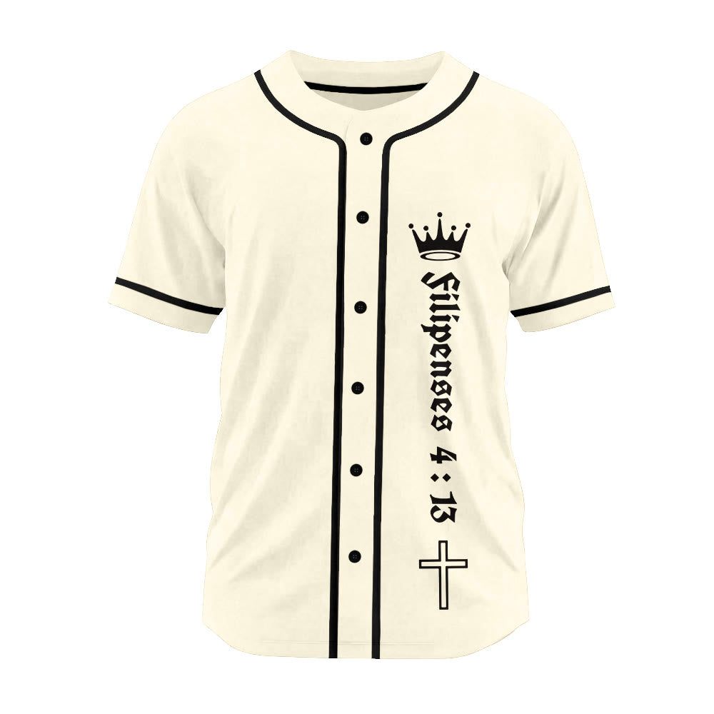 Christianartworkshop Philippians 4:13 Yeshua Identity Proclamation Unisex Baseball Jersey - image 10
