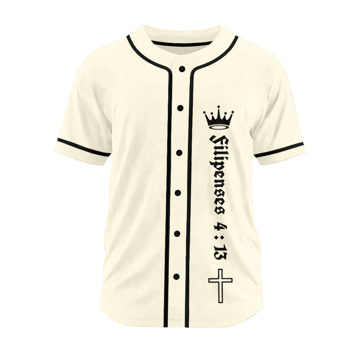 Christianartworkshop Philippians 4:13 Yeshua Identity Proclamation Unisex Baseball Jersey - image 10