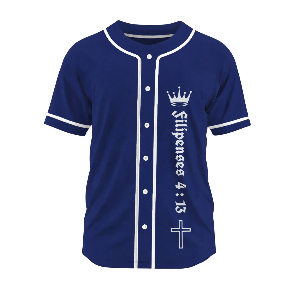 Christianartworkshop Philippians 4:13 Yeshua Identity Proclamation Unisex Baseball Jersey - image 6