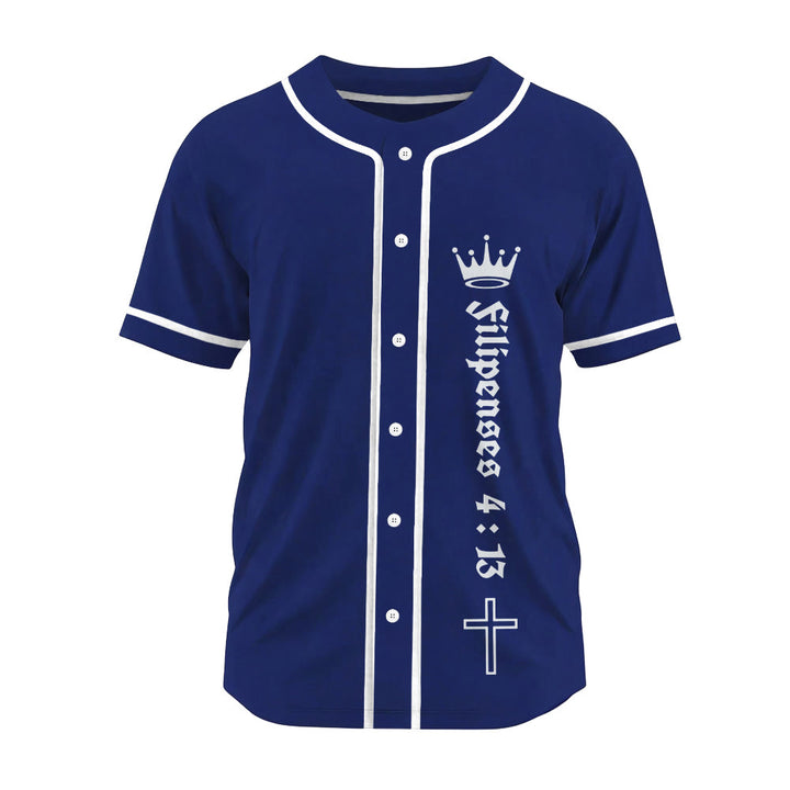 Christianartworkshop Philippians 4:13 Yeshua Identity Proclamation Unisex Baseball Jersey - image 6