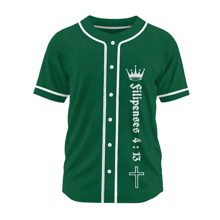 Christianartworkshop Philippians 4:13 Yeshua Identity Proclamation Unisex Baseball Jersey - image 19