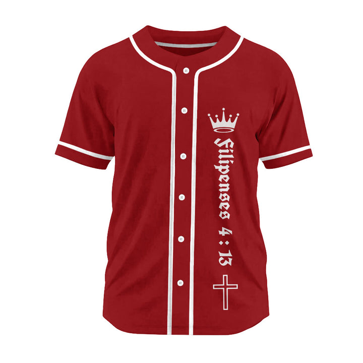 Christianartworkshop Philippians 4:13 Yeshua Identity Proclamation Unisex Baseball Jersey - image 22