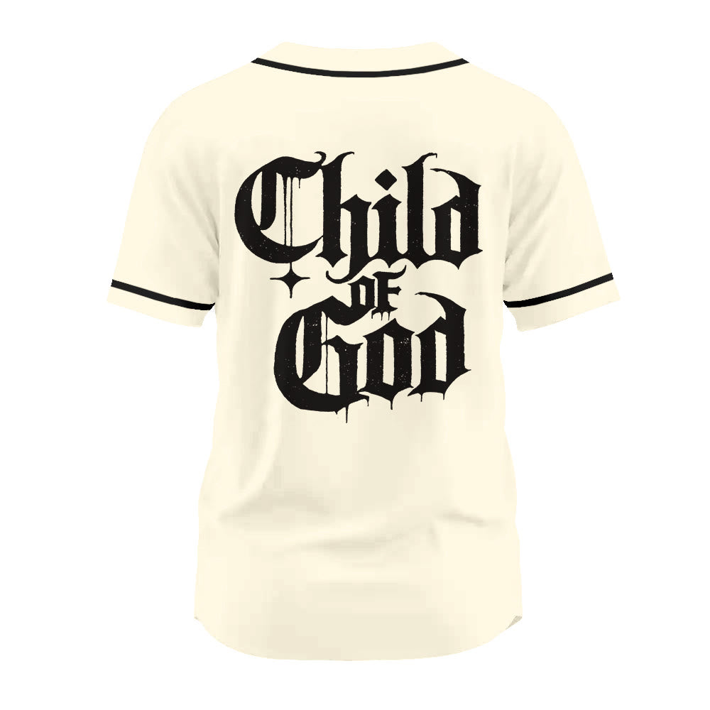 Christianartworkshop Galatians 3:26 Child of God Faith Statement Unisex Baseball Jersey - image 12
