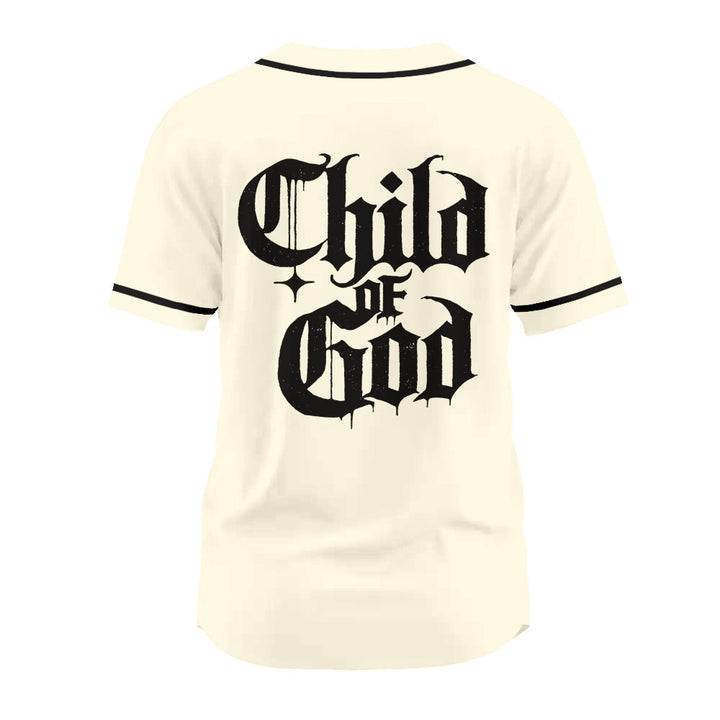 Christianartworkshop Galatians 3:26 Child of God Faith Statement Unisex Baseball Jersey - image 12