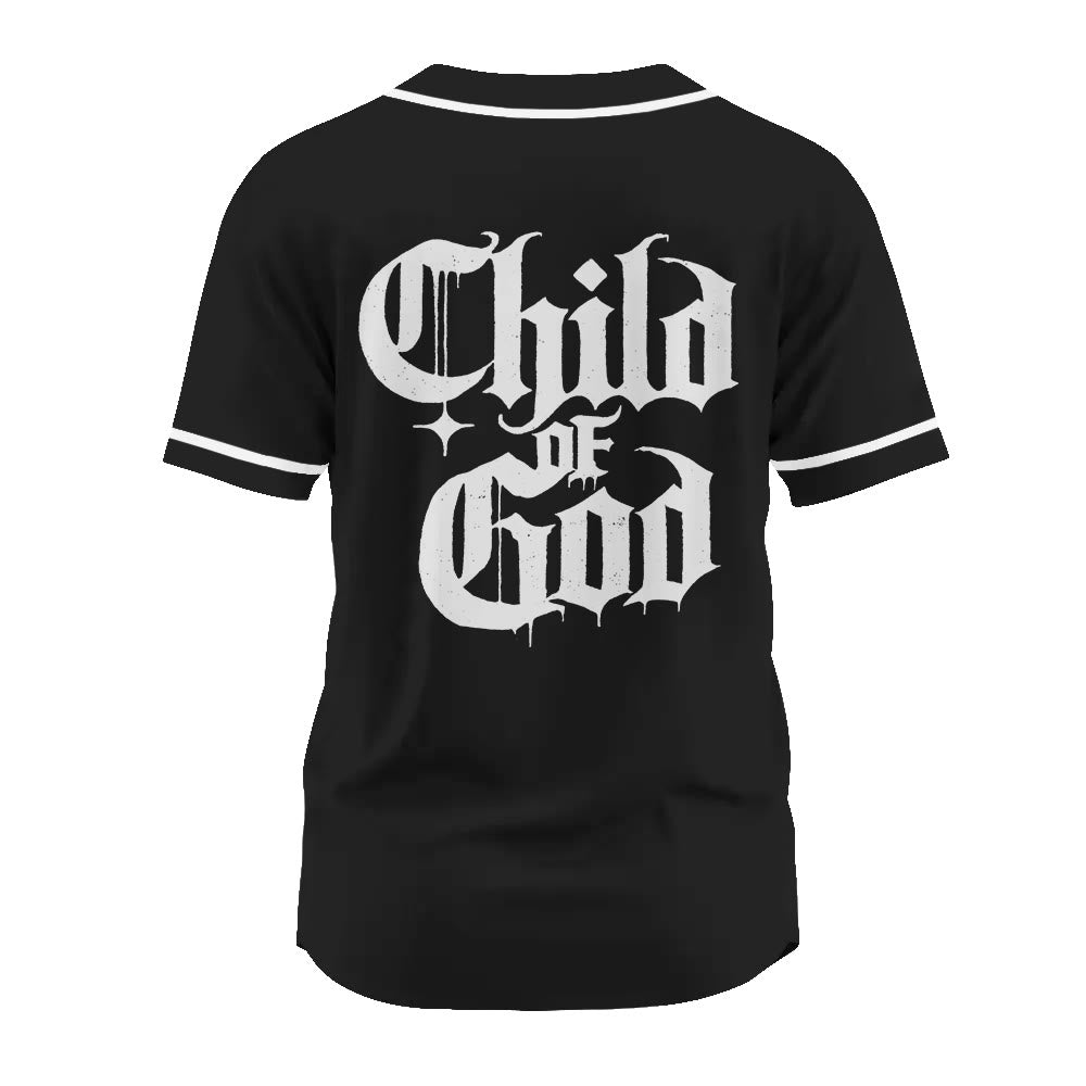 Christianartworkshop Galatians 3:26 Child of God Faith Statement Unisex Baseball Jersey - image 9