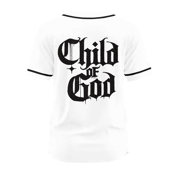Christianartworkshop Galatians 3:26 Child of God Faith Statement Unisex Baseball Jersey - image 5