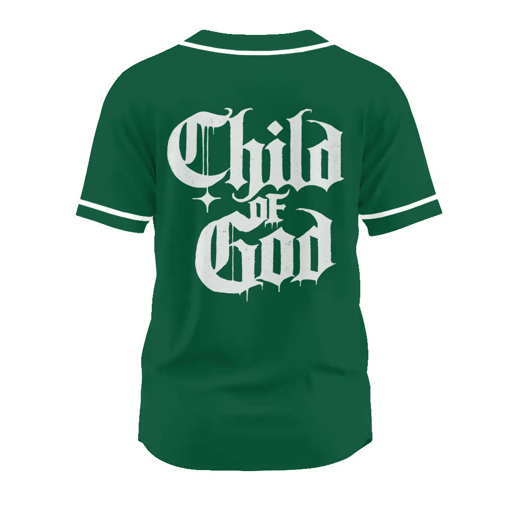 Christianartworkshop Galatians 3:26 Child of God Faith Statement Unisex Baseball Jersey - image 22