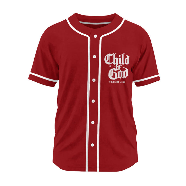Christianartworkshop Galatians 3:26 Child of God Faith Statement Unisex Baseball Jersey - image 19
