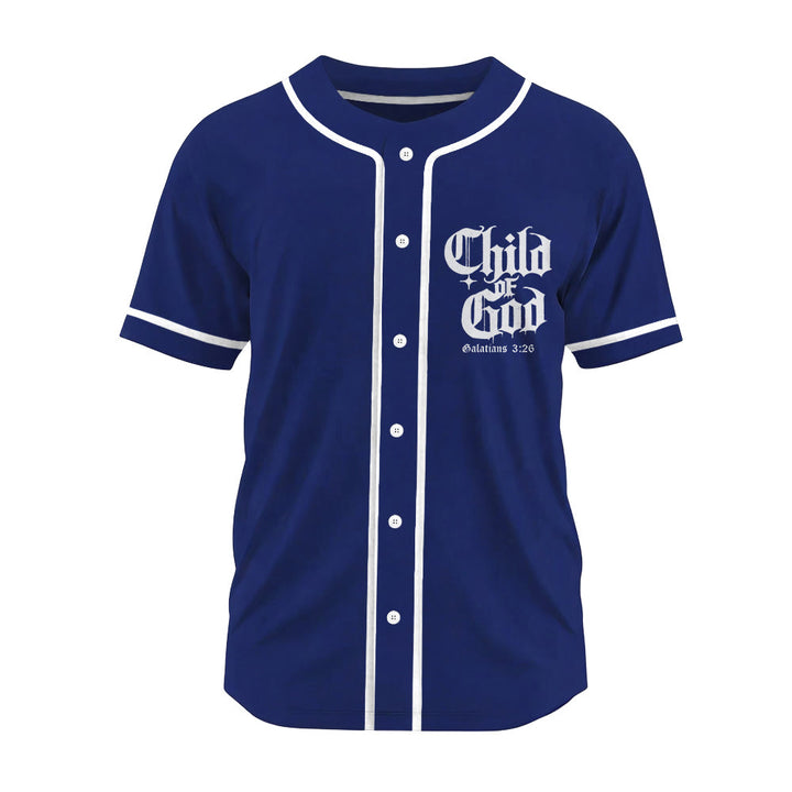 Christianartworkshop Galatians 3:26 Child of God Faith Statement Unisex Baseball Jersey - image 16