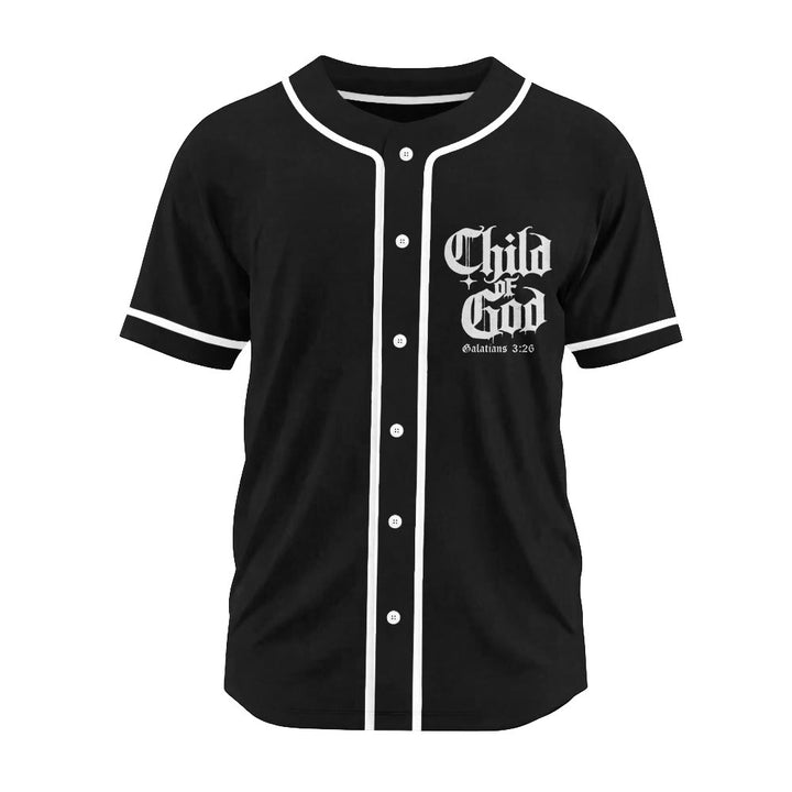 Christianartworkshop Galatians 3:26 Child of God Faith Statement Unisex Baseball Jersey - image 10