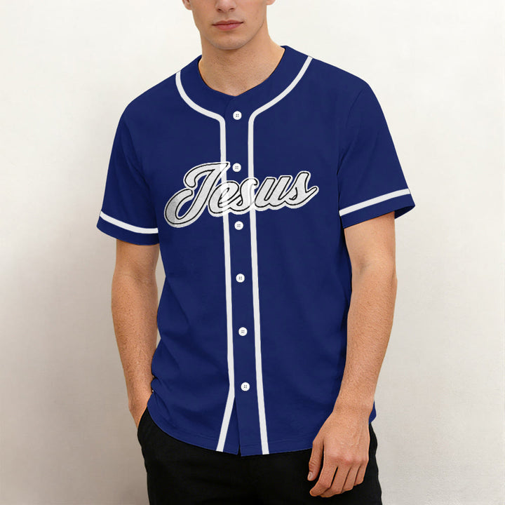 Christianartworkshop Matthew 28:19 Team Jesus Go and Make Disciples Unisex Baseball Jersey - image 1