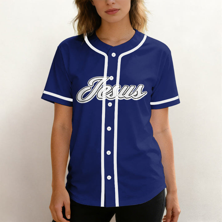 Christianartworkshop Matthew 28:19 Team Jesus Go and Make Disciples Unisex Baseball Jersey - image 3