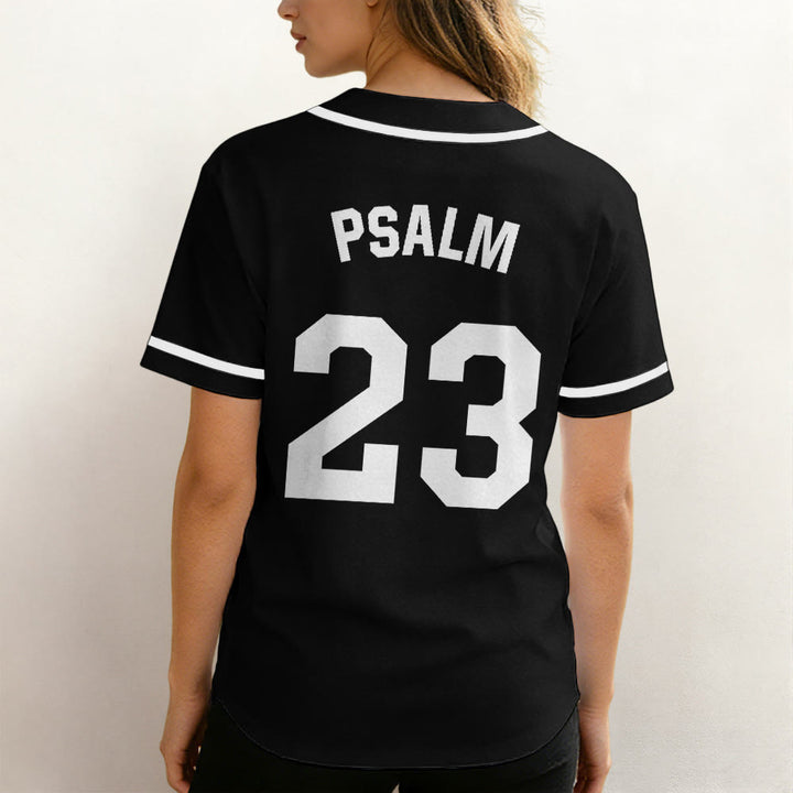Christianartworkshop Athletic Style Psalm 23 Faith Statement Unisex Baseball Jersey - image 4