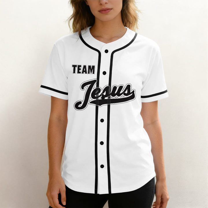 Christianartworkshop Retro Team Jesus Athletic Faith Unity Custom Baseball Jersey - image 3