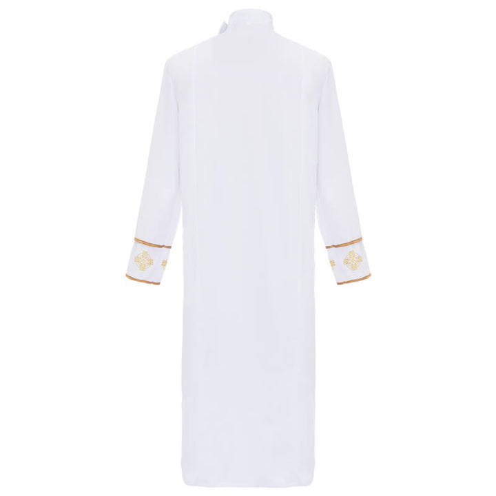 Christianartworkshop Multi - Style White Clergy Robes: Ideal for Church Worship & Rituals - image 4