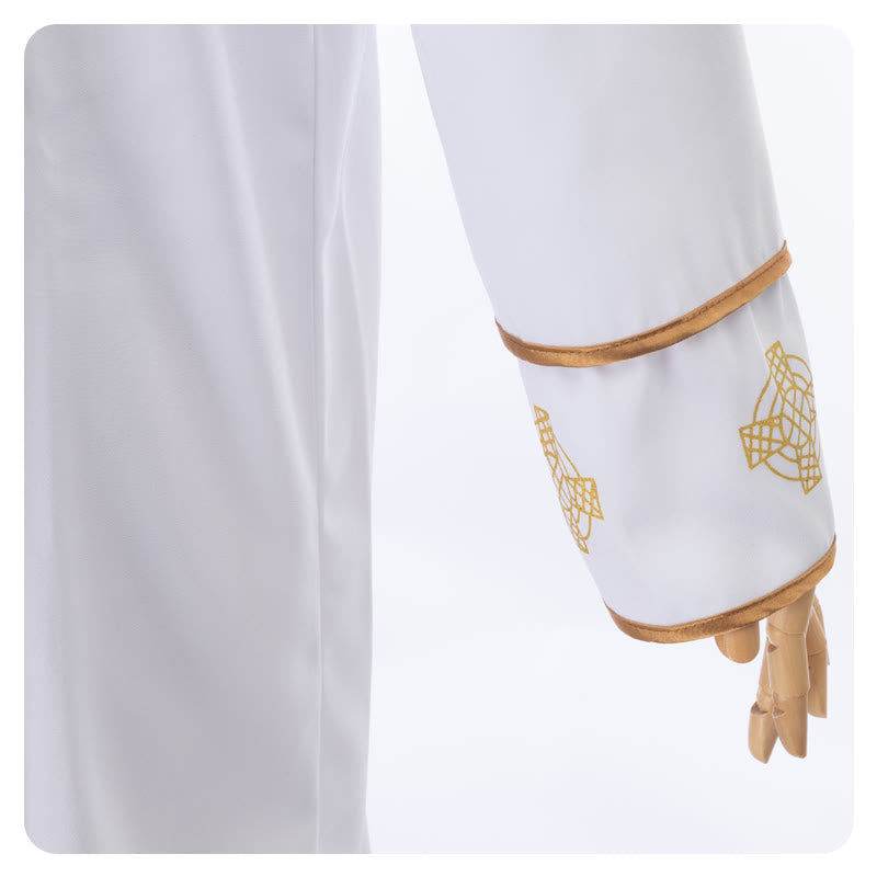 Christianartworkshop Multi - Style White Clergy Robes: Ideal for Church Worship & Rituals - image 5