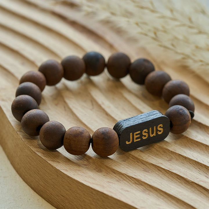 Christianartworkshop Jesus Wooden Bracelet  Jewelry Gifts - image 2