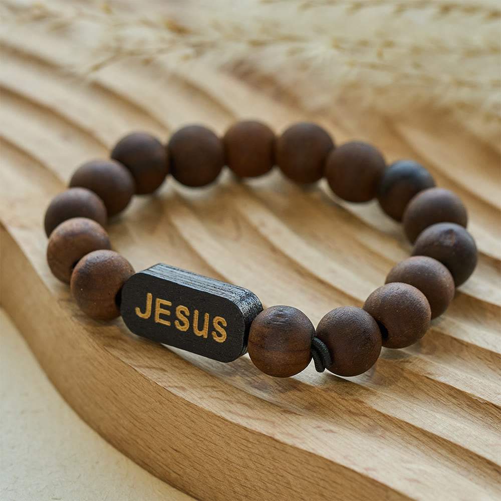 Christianartworkshop Jesus Wooden Bracelet  Jewelry Gifts - image 3