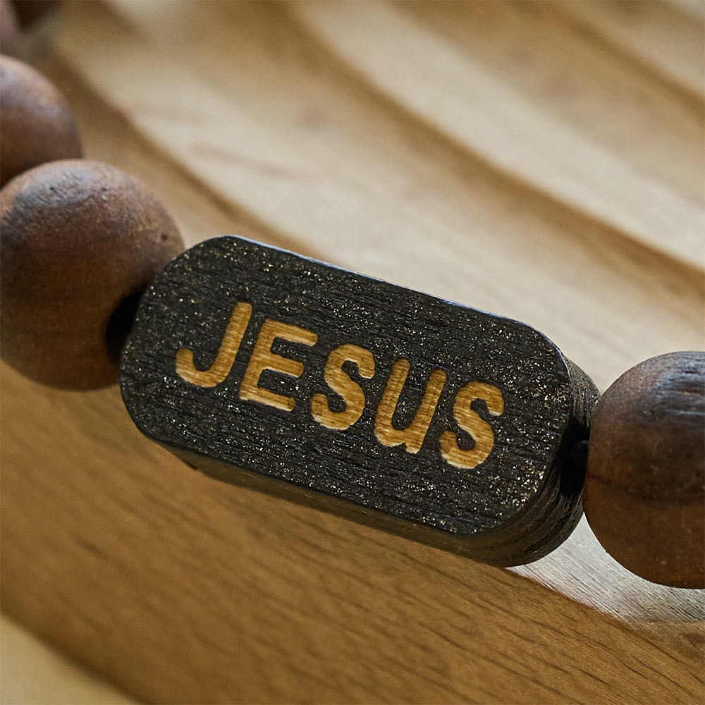 Christianartworkshop Jesus Wooden Bracelet  Jewelry Gifts - image 4