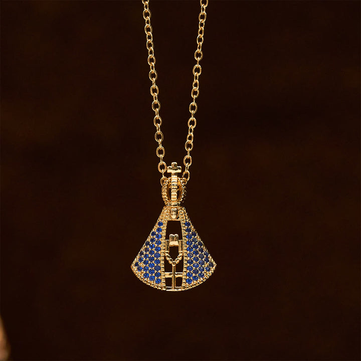 Christianartworkshop Classic Style Nossa Senhora Aparecida Divine Protection Pendant Necklace - image 6