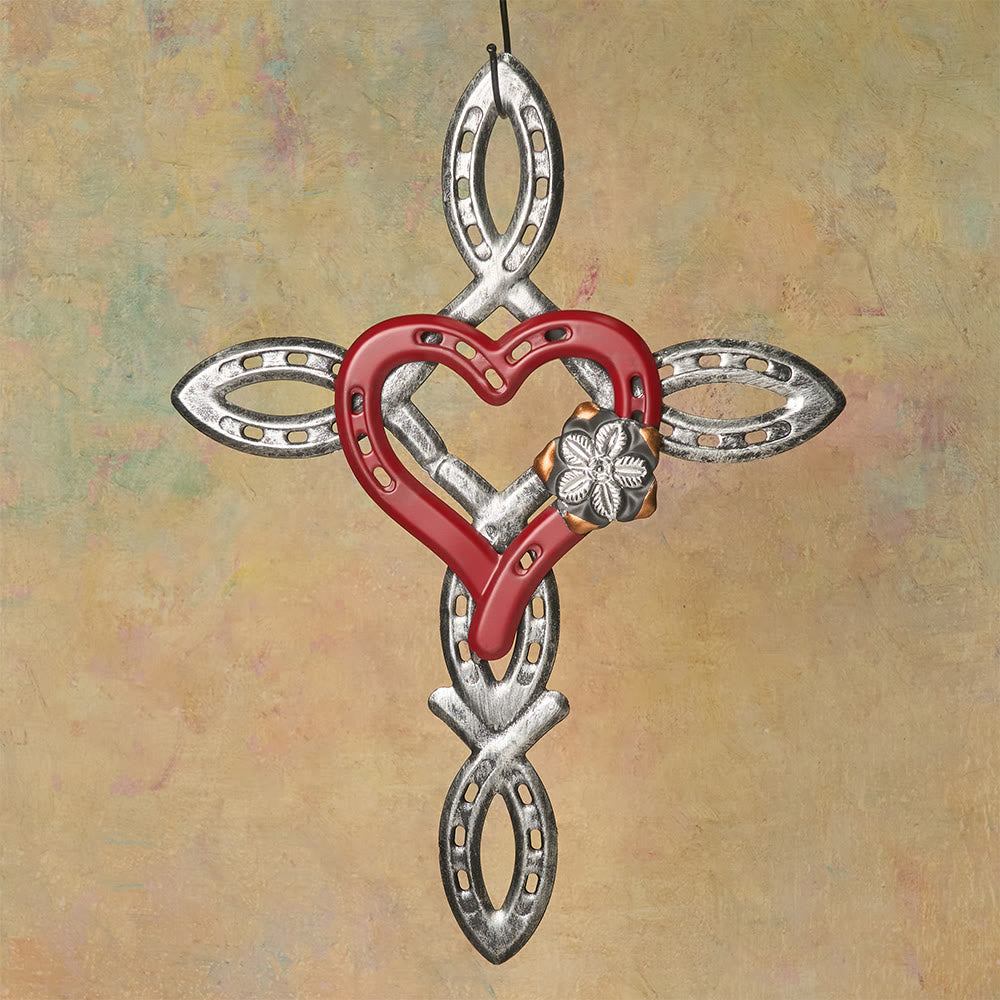 Christianartworkshop Cross with Heart Wall Decor: Love & Faith for Spiritual Spaces - image 4