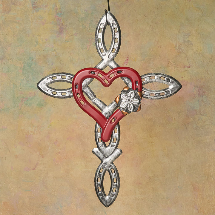Christianartworkshop Cross with Heart Wall Decor: Love & Faith for Spiritual Spaces - image 4